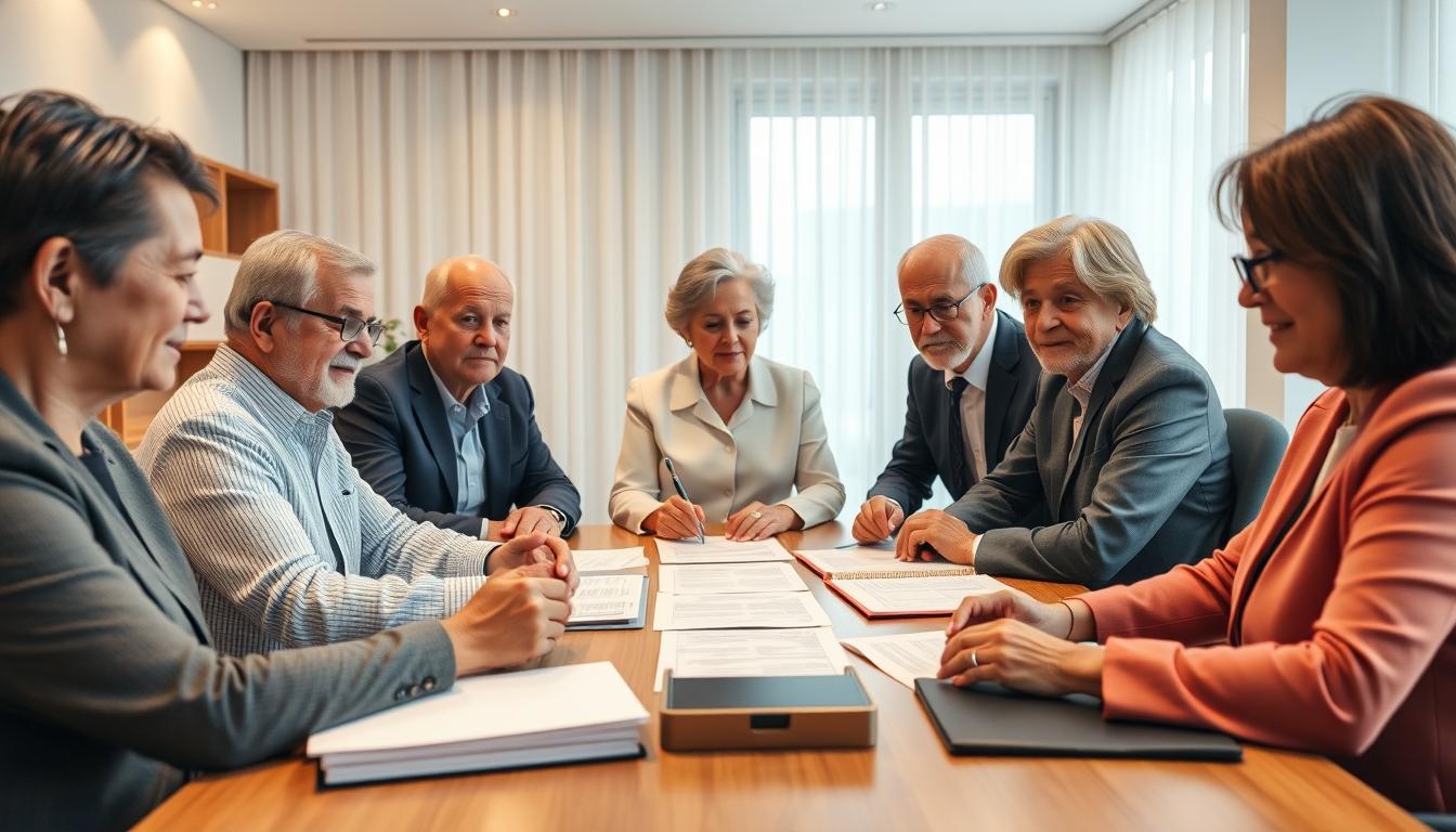 Family legal discussion support